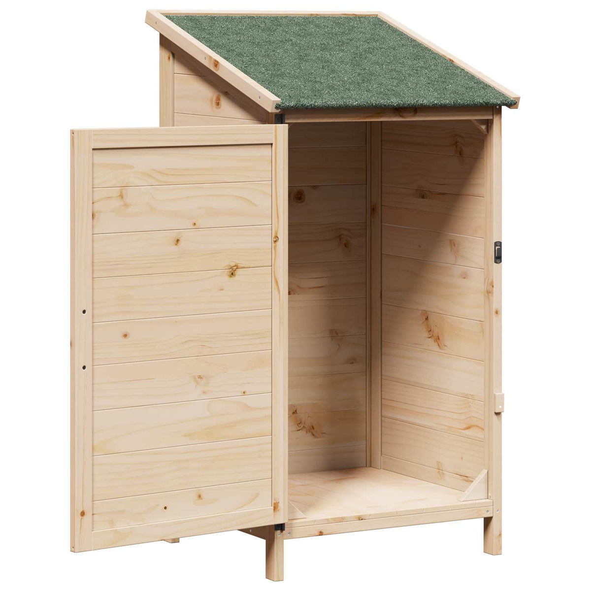 Have Skur Naturfarvet 59,5 x 56 x 113,5 cm Massivt Fyrretræ