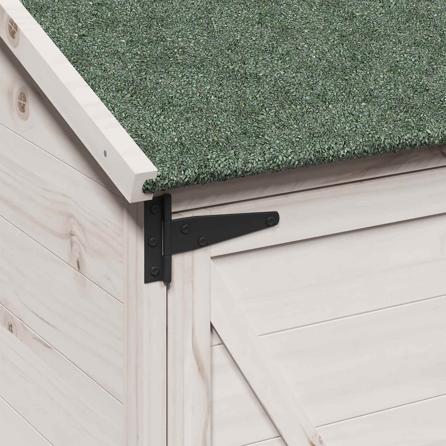 Have Skur Hvid 59,5 x 56 x 113,5 cm Massivt Fyrretræ