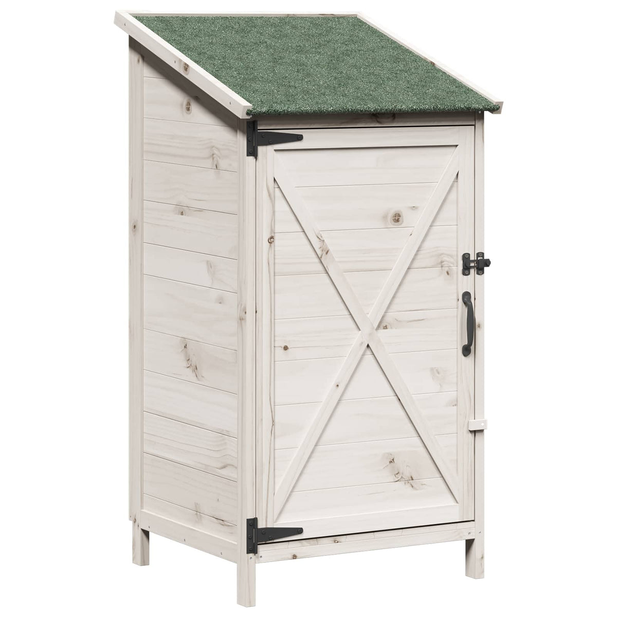Have Skur Hvid 59,5 x 56 x 113,5 cm Massivt Fyrretræ