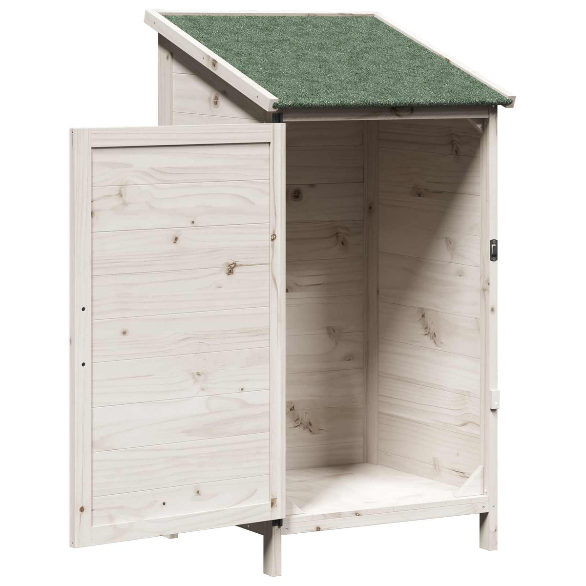 Have Skur Hvid 59,5 x 56 x 113,5 cm Massivt Fyrretræ