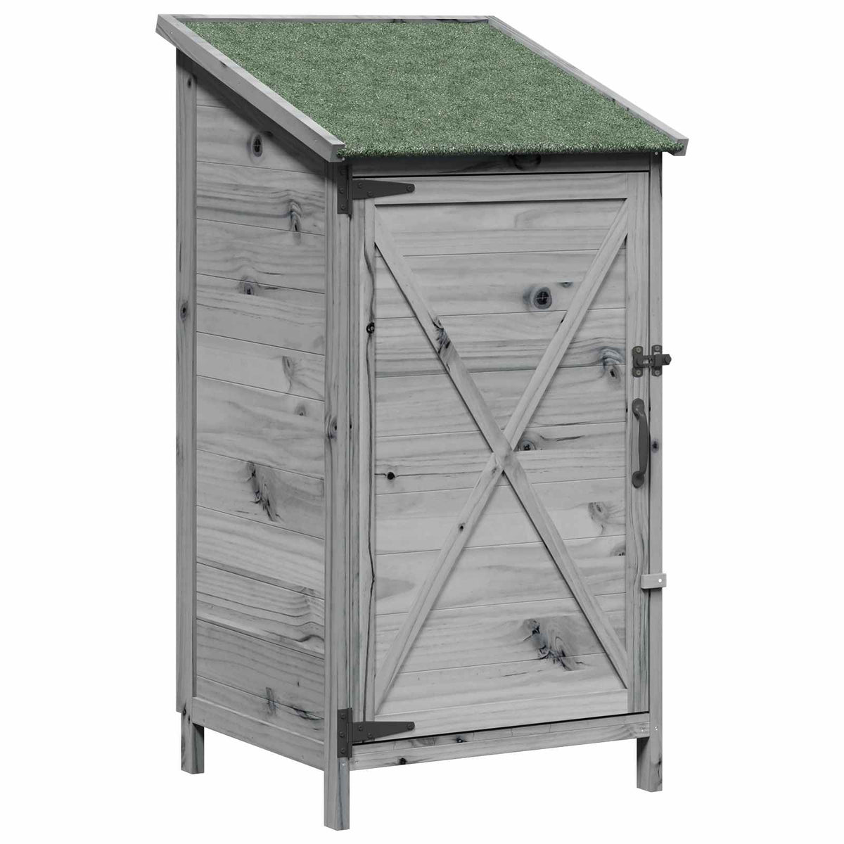 Have Skur Grå 59,5 x 56 x 113,5 cm Massivt Fyrretræ