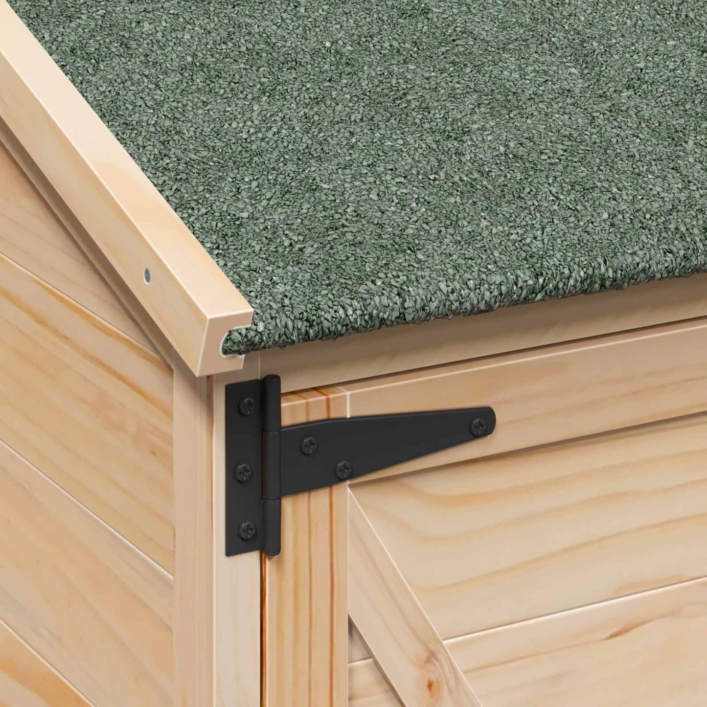 Have Skur Naturfarvet 106 x 56 x 113,5 cm Massivt Fyrretræ