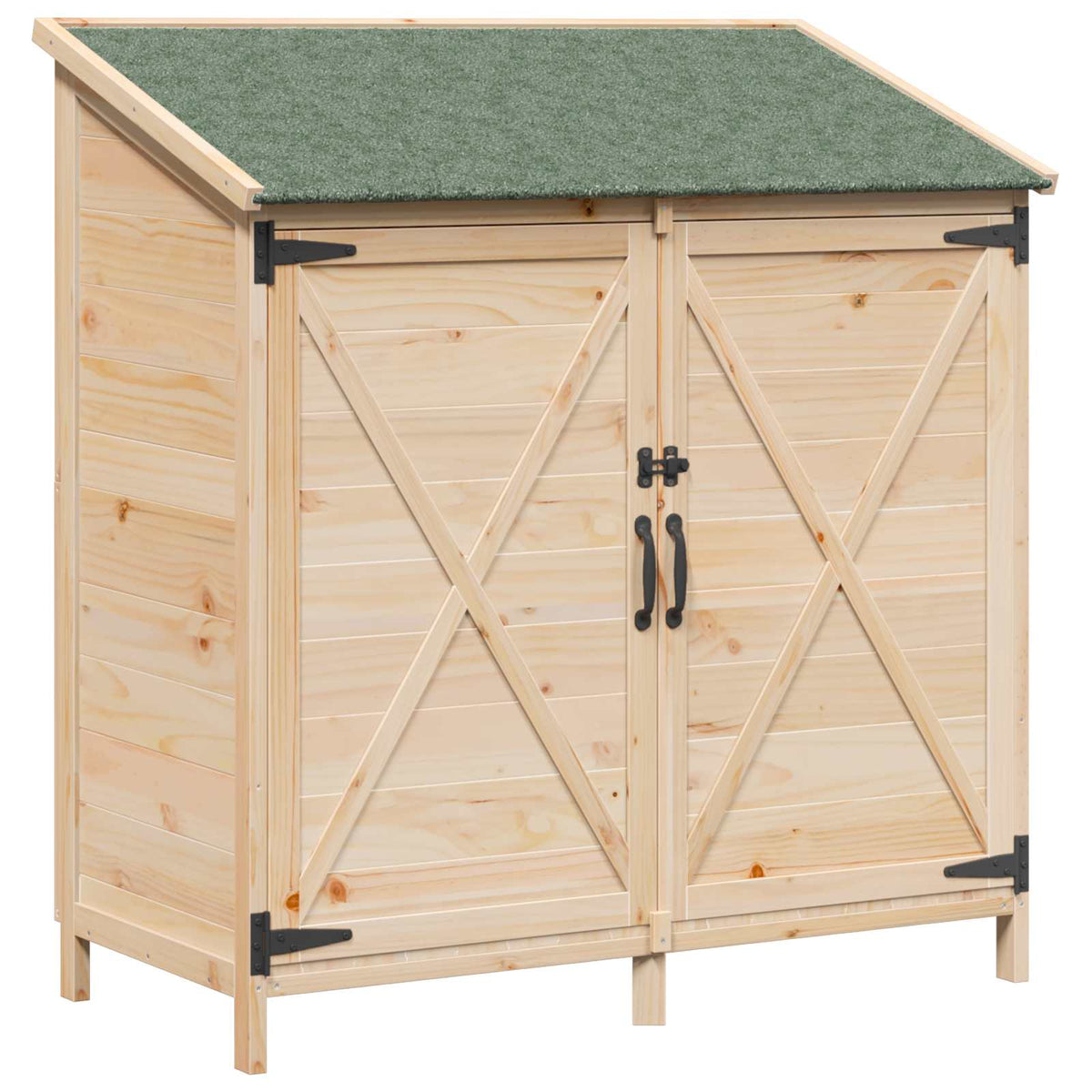 Have Skur Naturfarvet 106 x 56 x 113,5 cm Massivt Fyrretræ