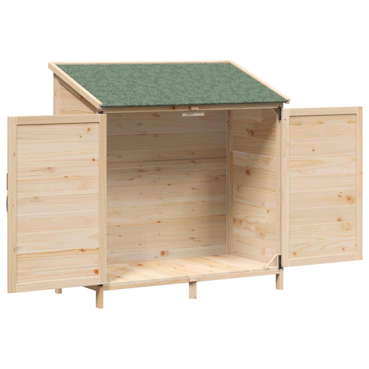 Have Skur Naturfarvet 106 x 56 x 113,5 cm Massivt Fyrretræ