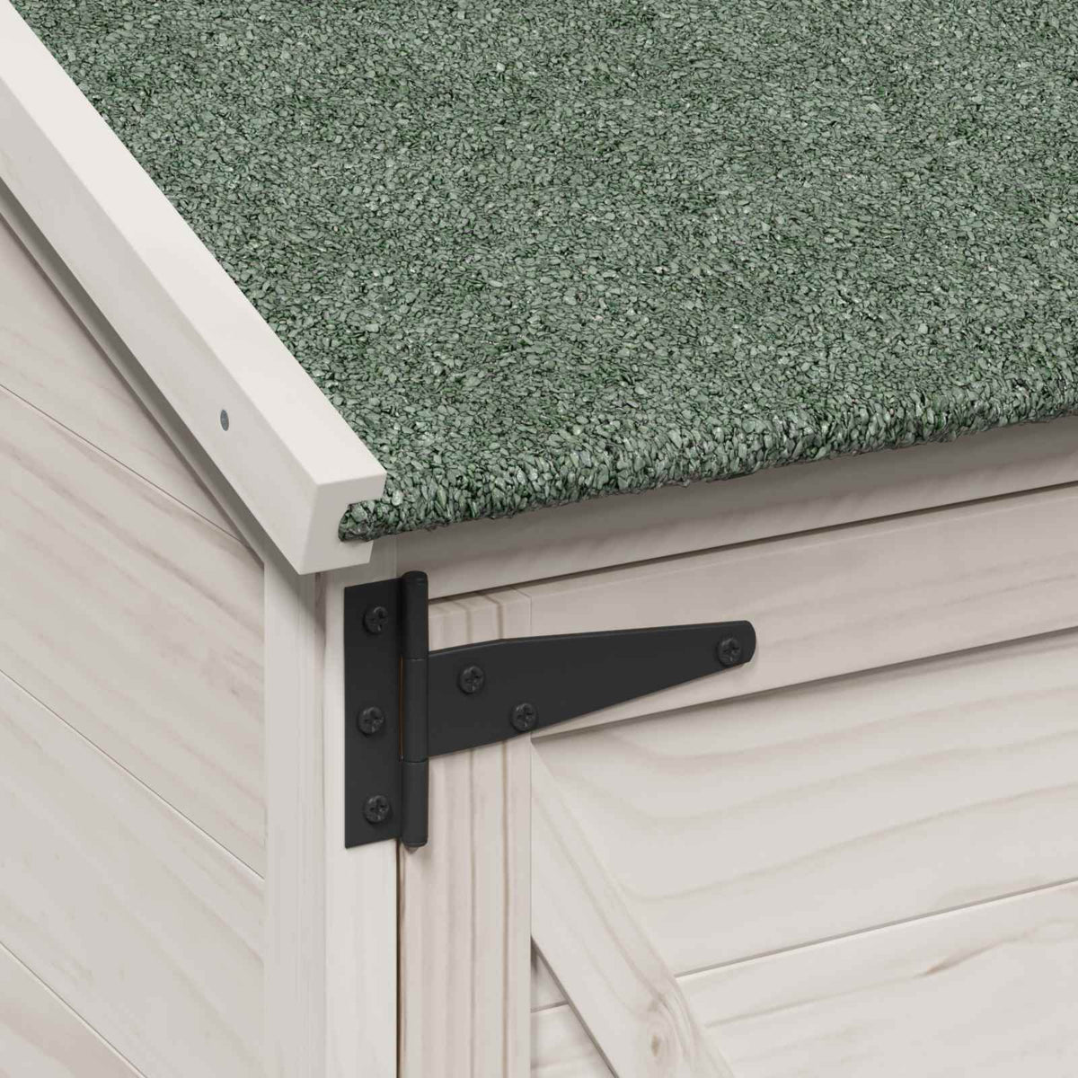 Have Skur Hvid 106 x 56 x 113,5 cm Massivt Fyrretræ