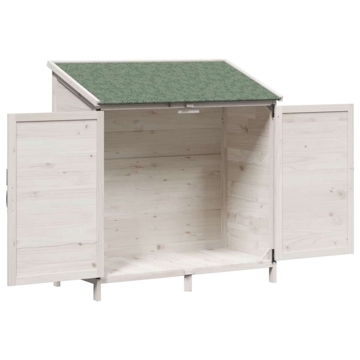 Have Skur Hvid 106 x 56 x 113,5 cm Massivt Fyrretræ