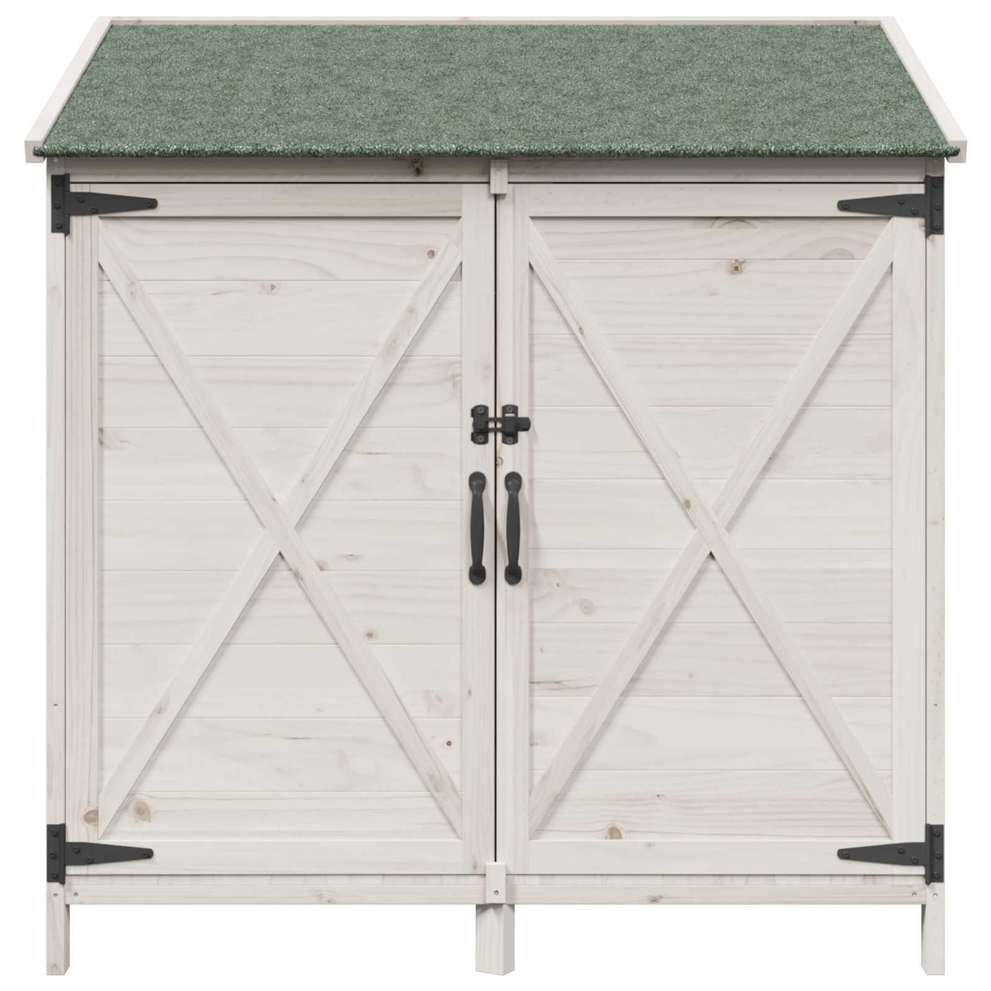 Have Skur Hvid 106 x 56 x 113,5 cm Massivt Fyrretræ