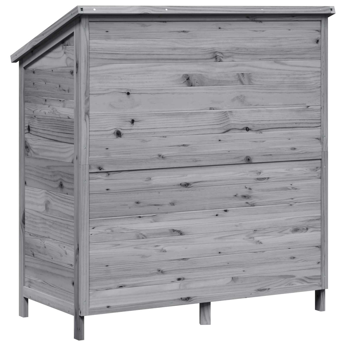 Have Skur Grå 106 x 56 x 113,5 cm Massivt Fyrretræ