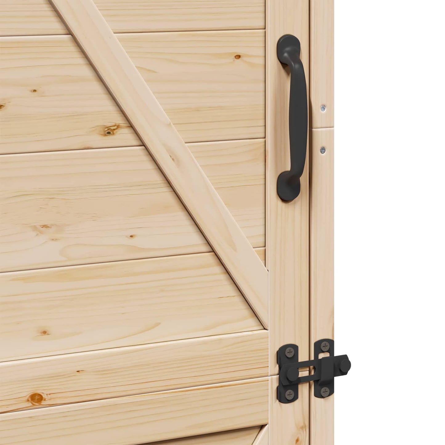 Have Skur Naturfarvet 59,5 x 56 x 176,5 cm Massivt Fyrretræ