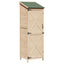 Have Skur Naturfarvet 59,5 x 56 x 176,5 cm Massivt Fyrretræ