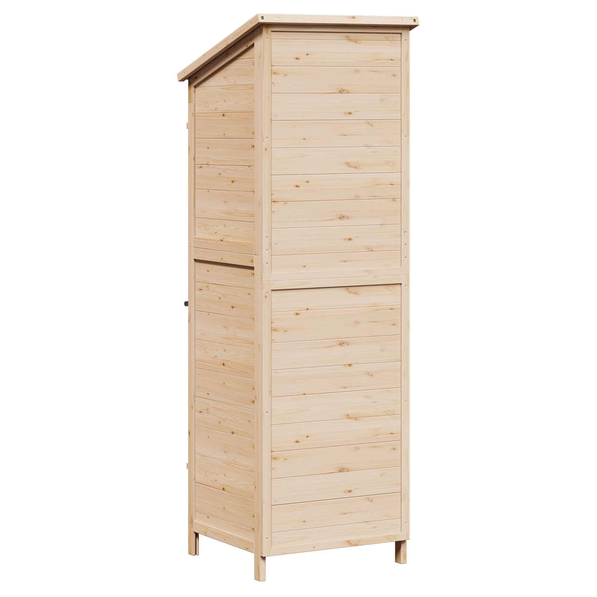 Have Skur Naturfarvet 59,5 x 56 x 176,5 cm Massivt Fyrretræ