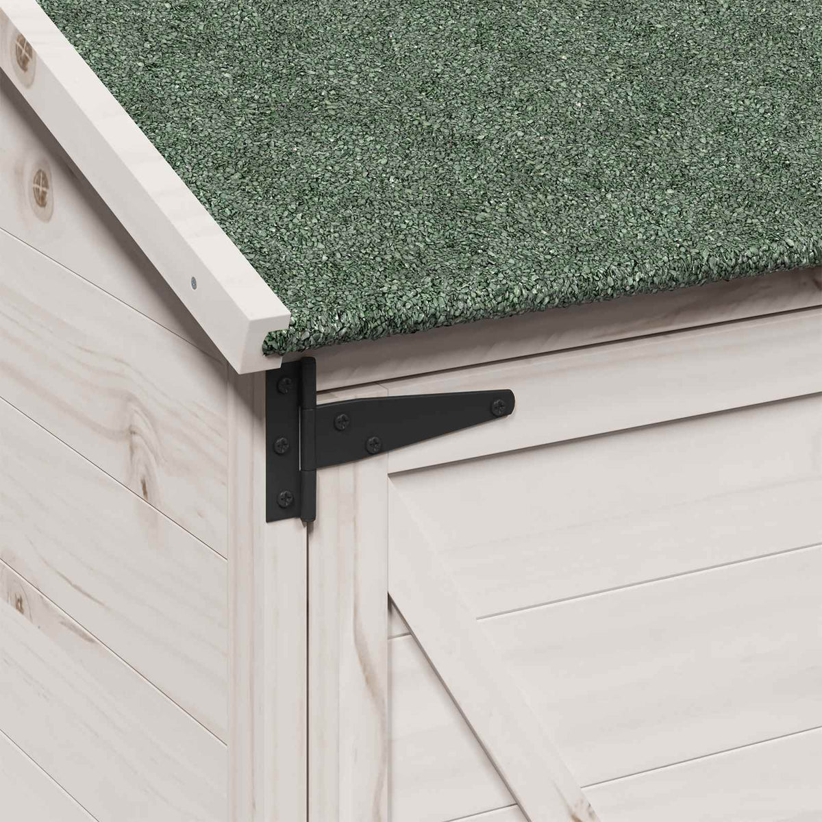 Have Skur Hvid 59,5 x 56 x 176,5 cm Massivt Fyrretræ