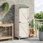 Have Skur Hvid 59,5 x 56 x 176,5 cm Massivt Fyrretræ