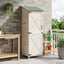Have Skur Hvid 59,5 x 56 x 176,5 cm Massivt Fyrretræ