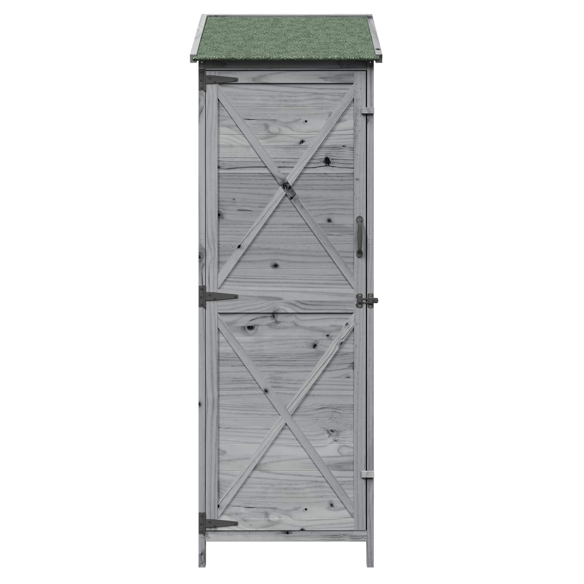 Have Skur Grå 59,5 x 56 x 176,5 cm Massivt Fyrretræ