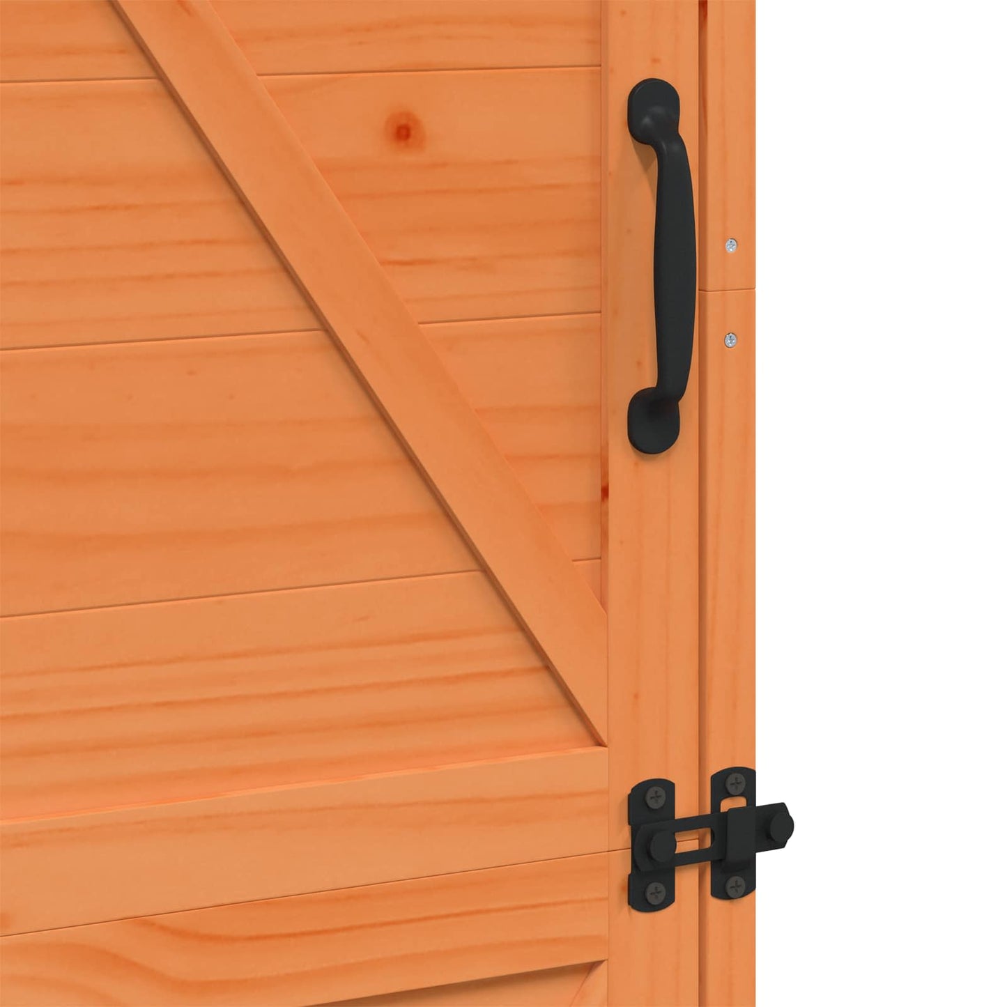 Have Skur Brun 59,5 x 56 x 176,5 cm Massivt Fyrretræ