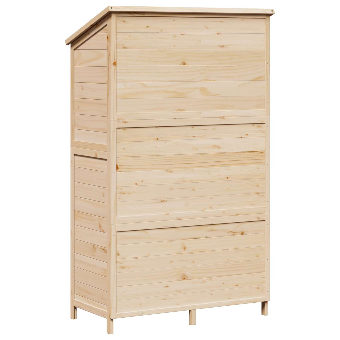 Have Skur Naturfarvet 106 x 56 x 176,5 cm Massivt Fyrretræ