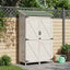 Have Skur Hvid 106 x 56 x 176,5 cm Massivt Fyrretræ