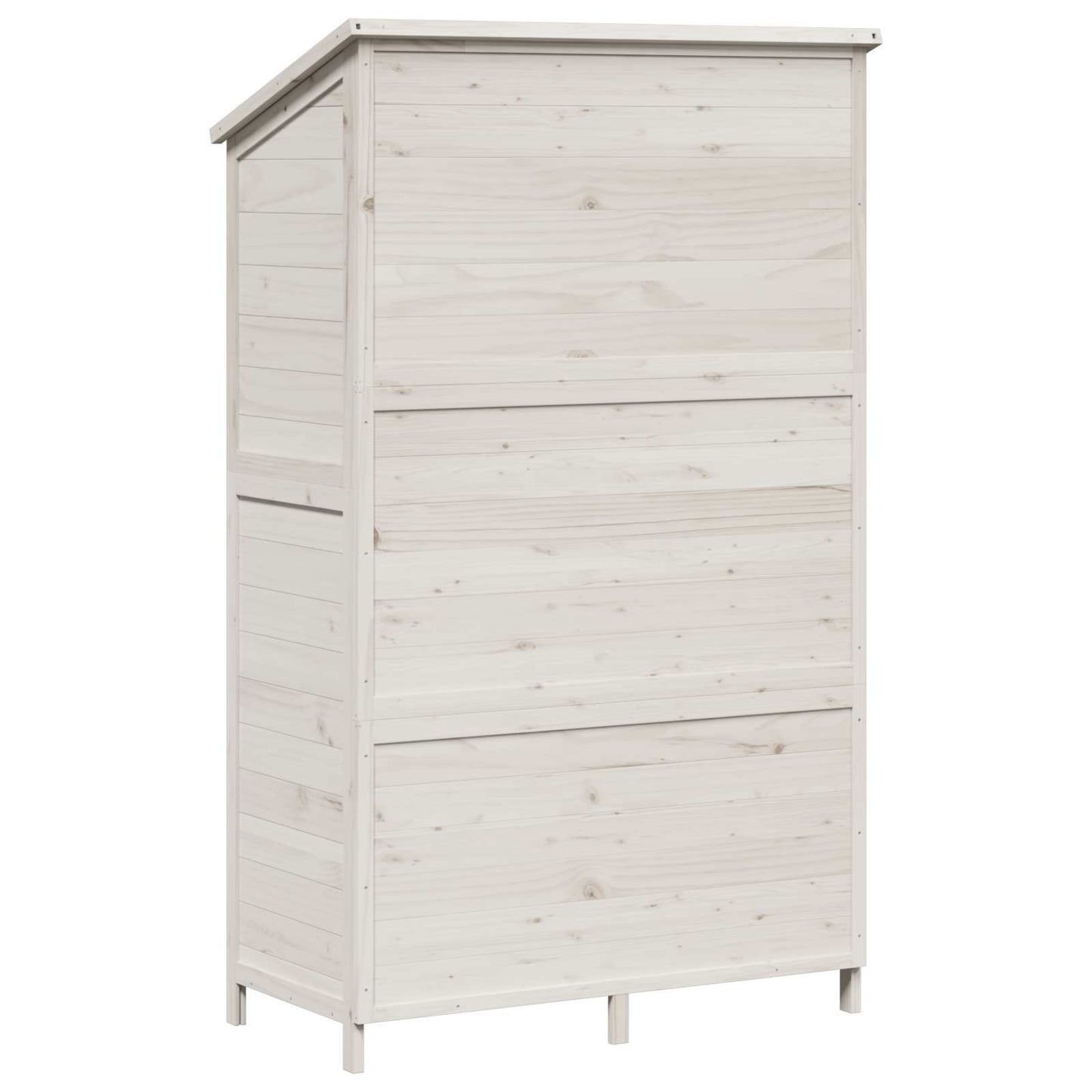 Have Skur Hvid 106 x 56 x 176,5 cm Massivt Fyrretræ