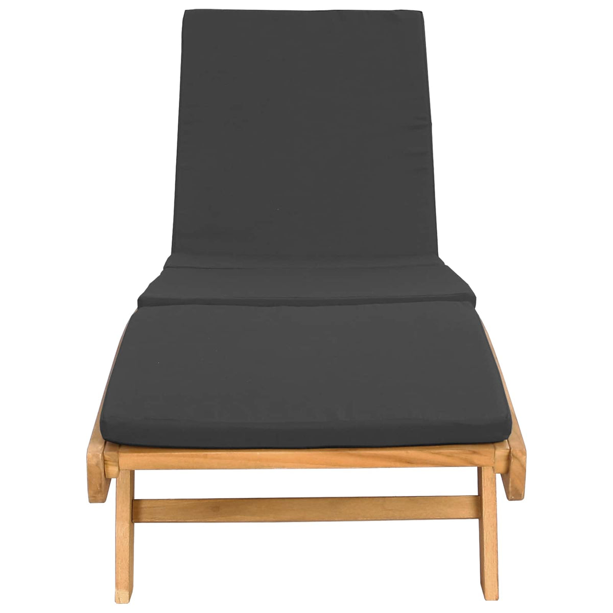Solstol Polyester Brun og mørkegrå
