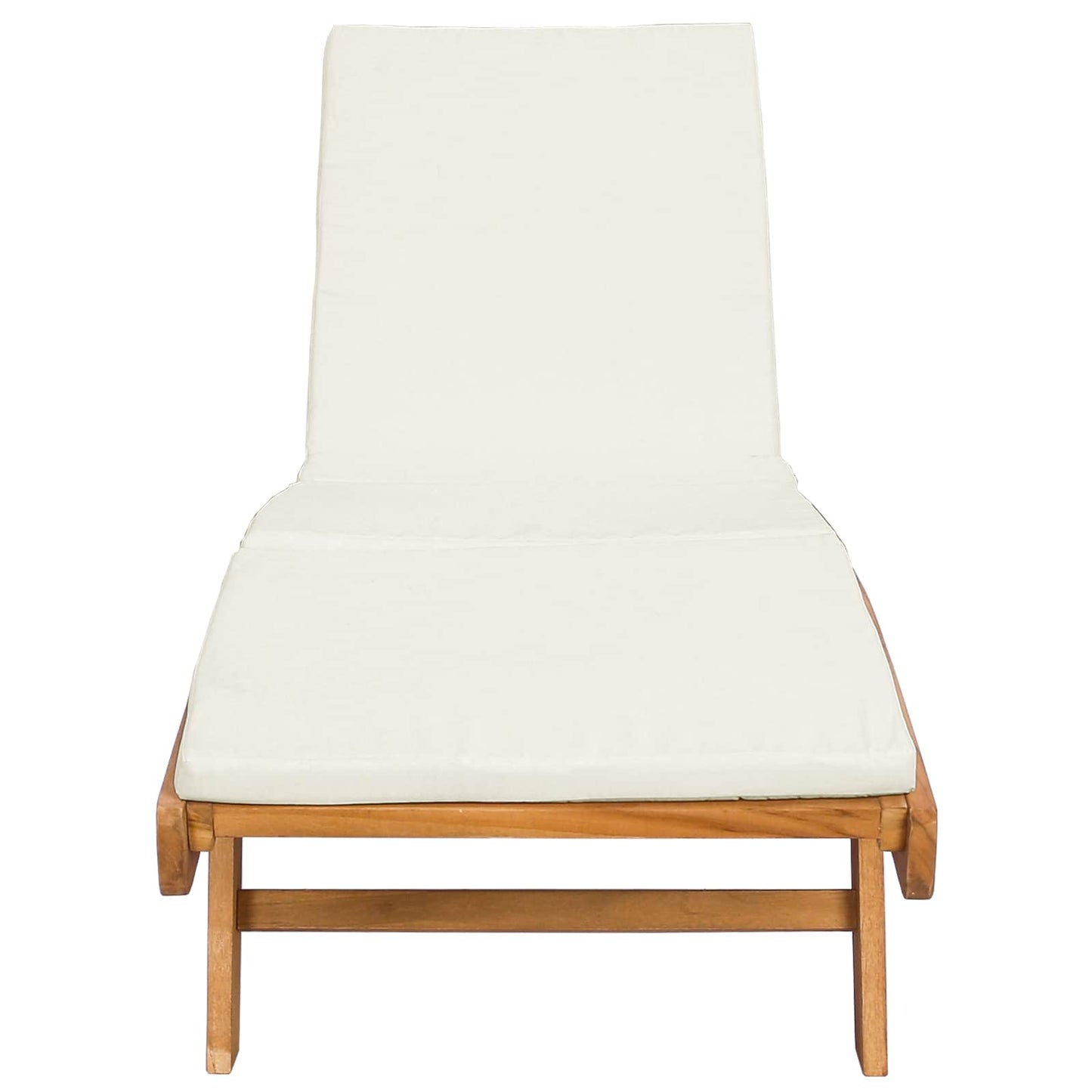 Solstol Polyester Brun og cremefarvet