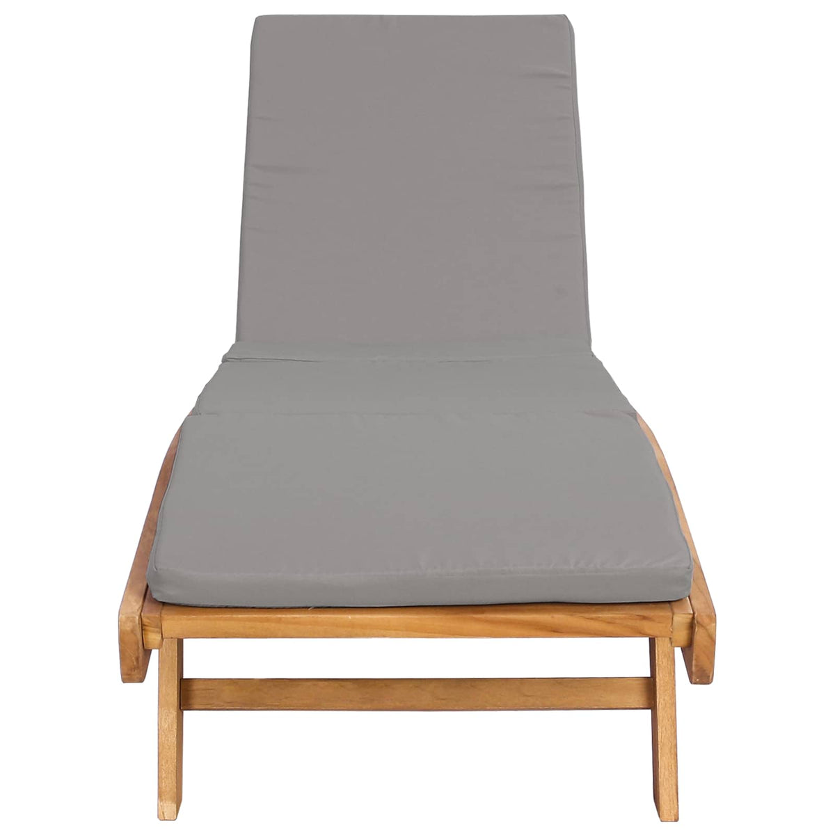Solstol Polyester Brun og lysegrå