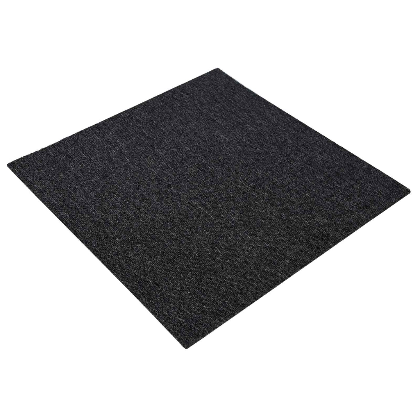 Tæppeflise Mørkegrå 50 x 50 cm 4 stk. PP og Bitumen