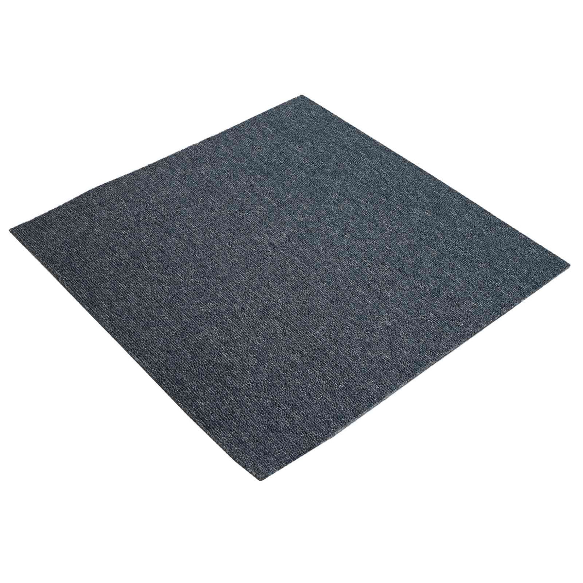 Tæppeflise Blå Grå 50 x 50 cm 4 stk. PP og Bitumen