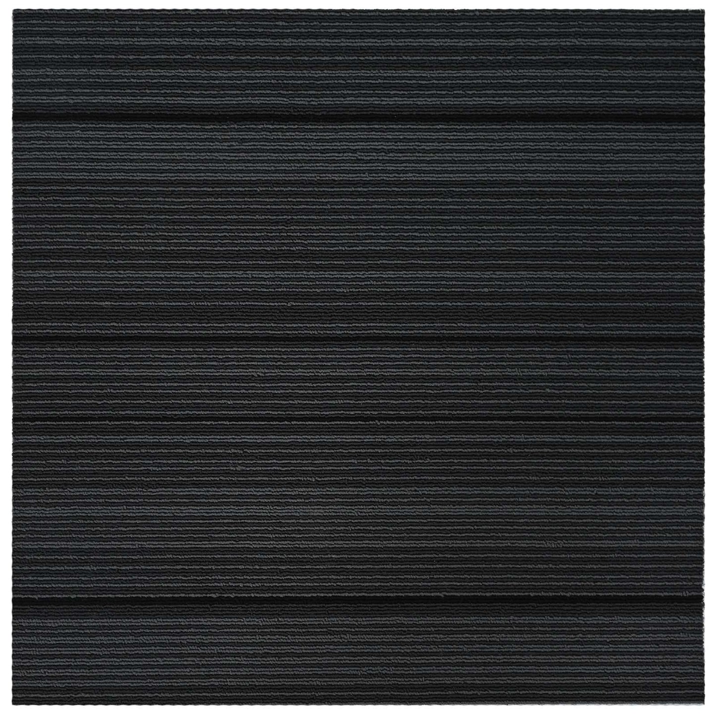 Tæppeflise Stripet Lysegrå 50 x 50 cm 20 stk. PP og Bitumen