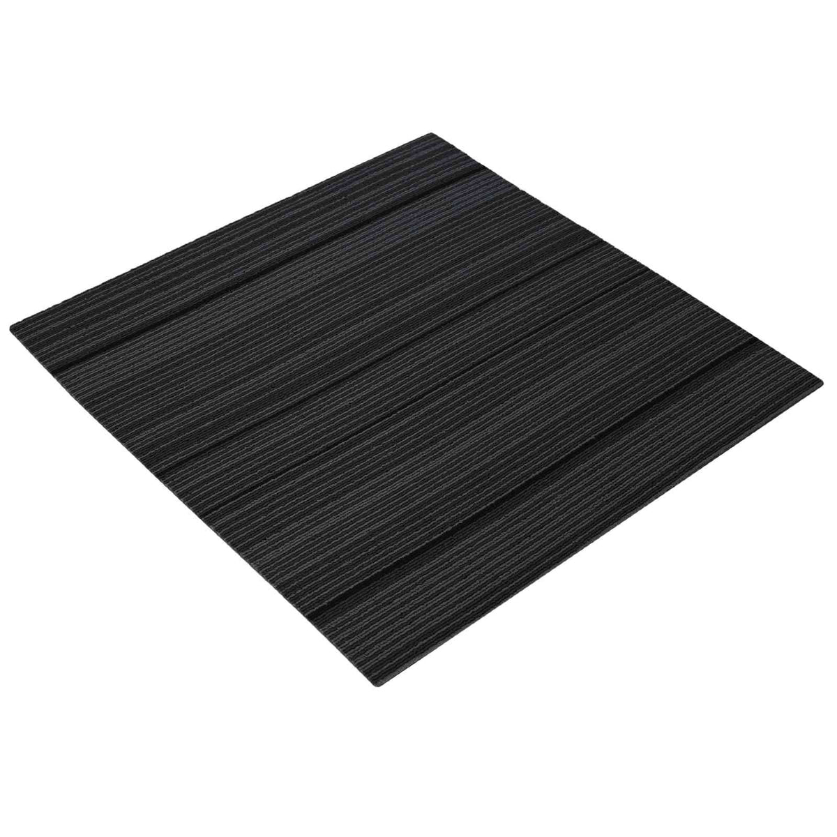 Tæppeflise Stripet Lysegrå 50 x 50 cm 36 stk. PP og Bitumen