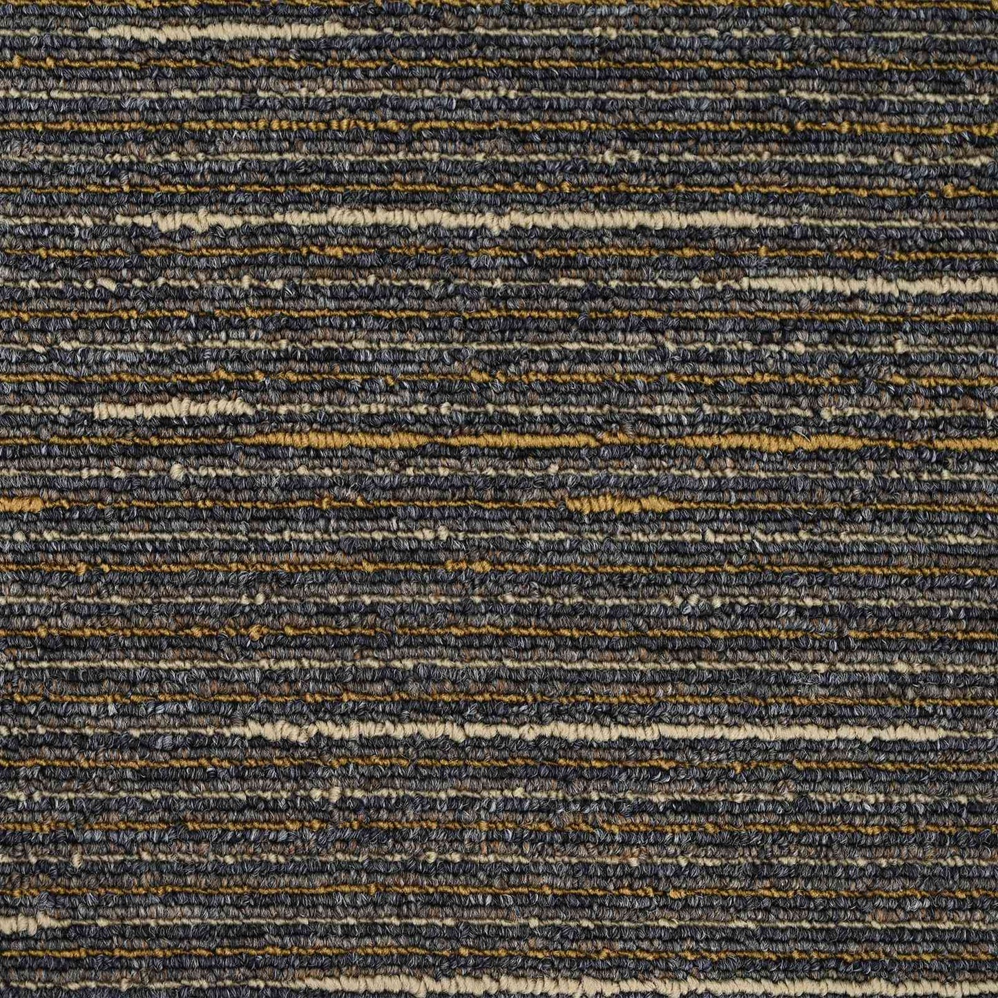 Tæppeflise Stribet Lys Brun 50 x 50 cm 4 stk. PP og Bitumen