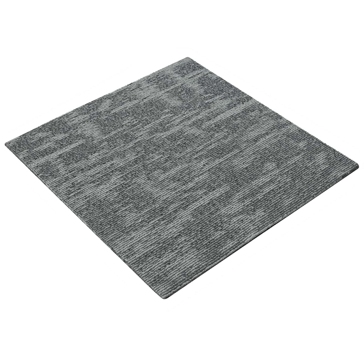 Tæppeflise Sten grå 50 x 50 cm 20 stk. PP og Bitumen