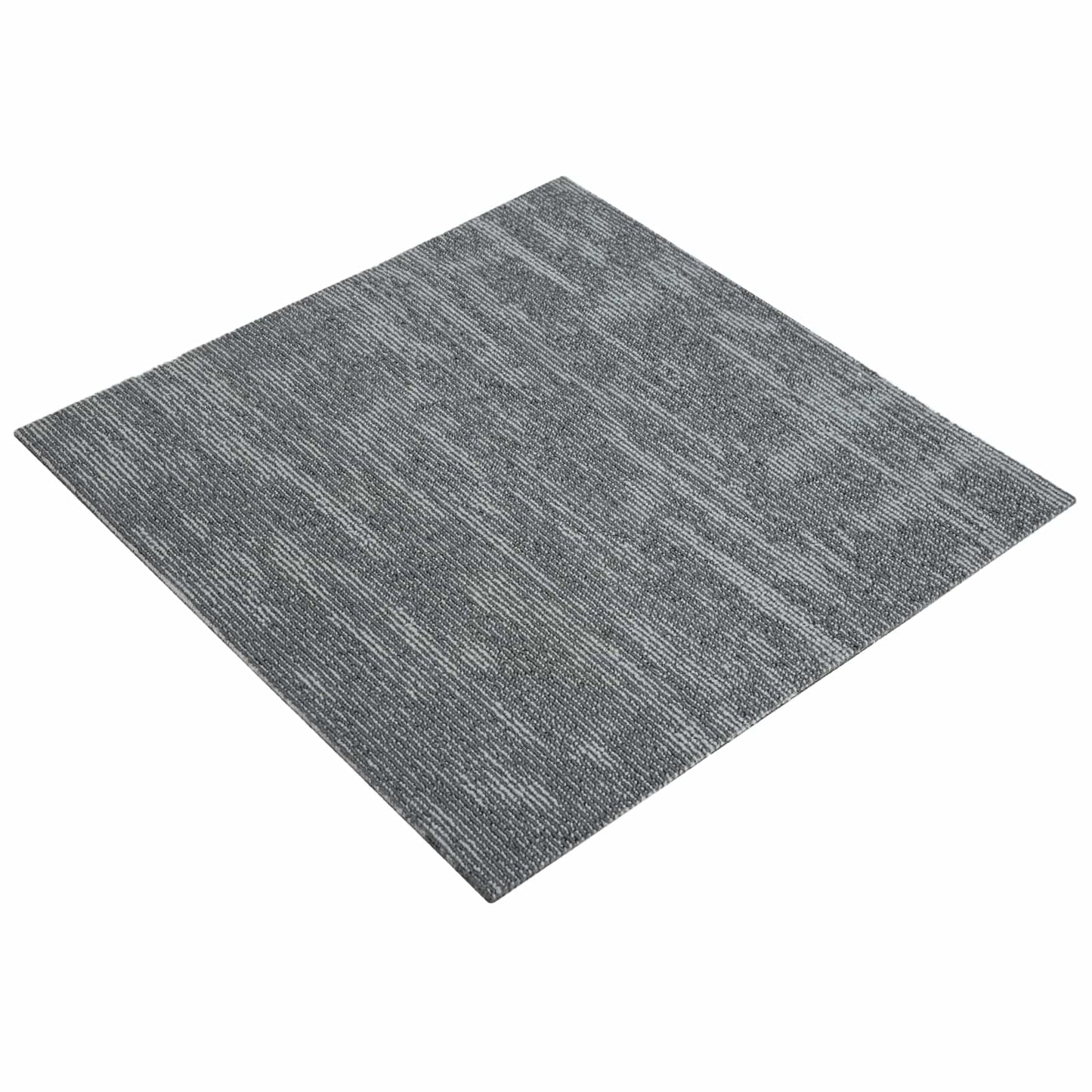 Tæppeflise Betongrå 50 x 50 cm 36 stk. PP og Bitumen