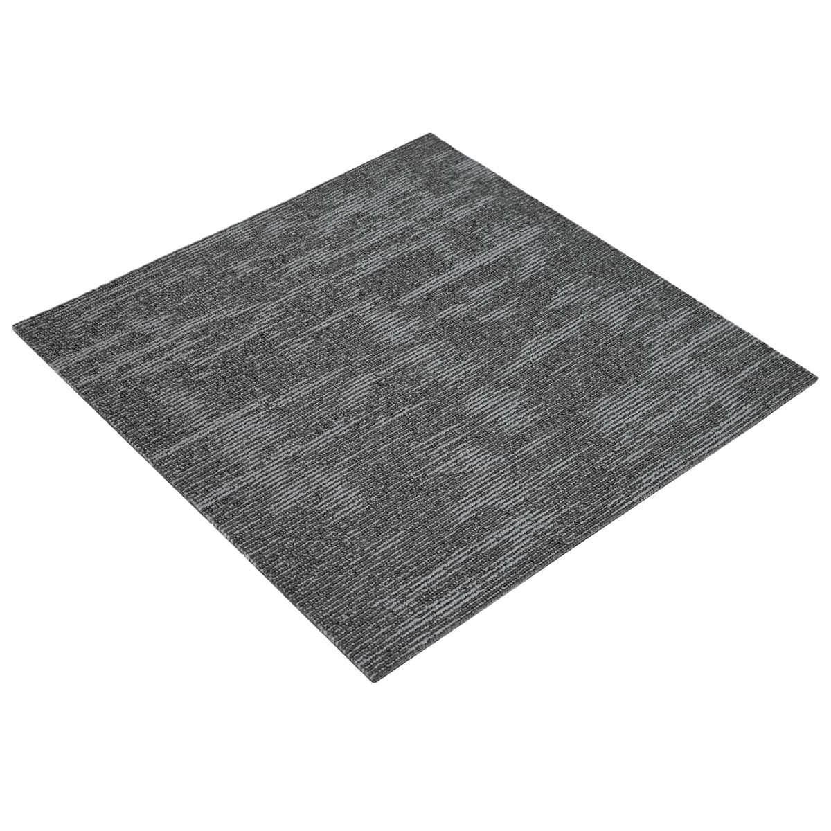 Tæppeflise Kulfra 50 x 50 cm 20 stk. PP og Bitumen