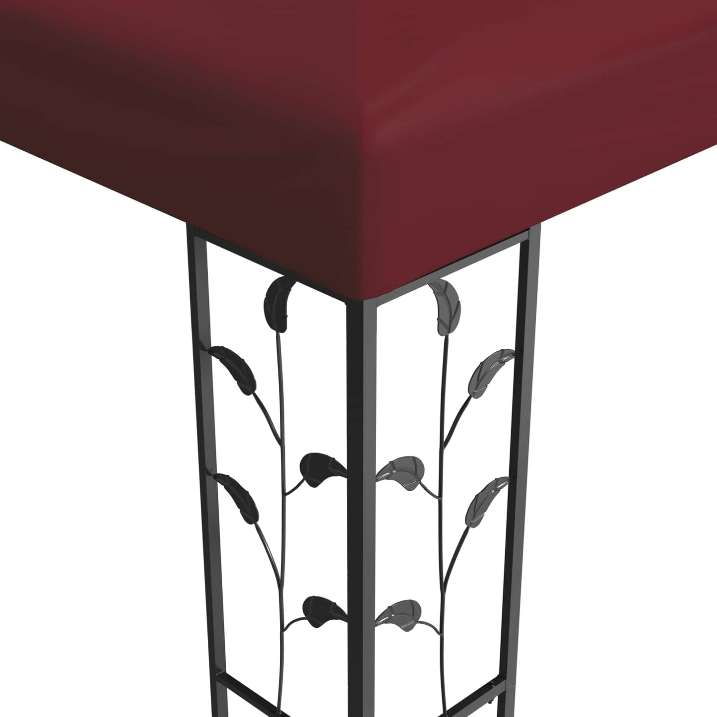 Pavillon 3,97 x 2,96 x 2,68 m Vinrød Polyester og Stål
