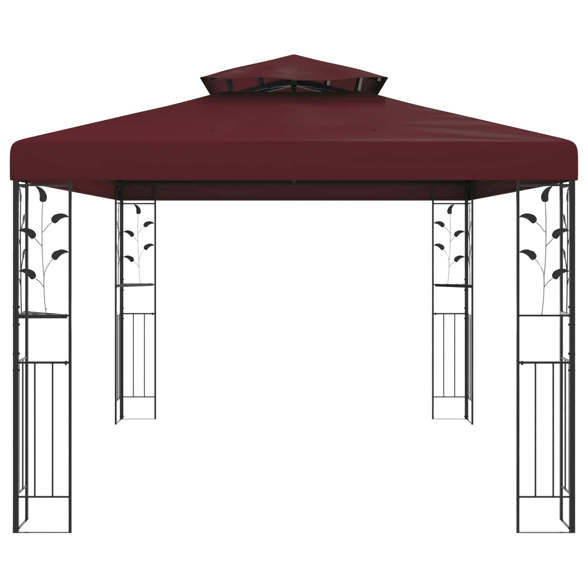 Pavillon 3,97 x 2,96 x 2,68 m Vinrød Polyester og Stål