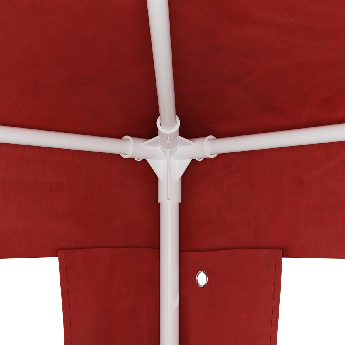 Party Tent 400 x 300 x 255 cm Rød PE og stål