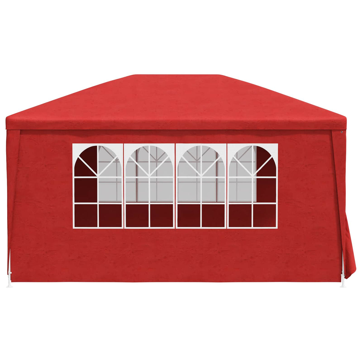 Party Tent 400 x 300 x 255 cm Rød PE og stål