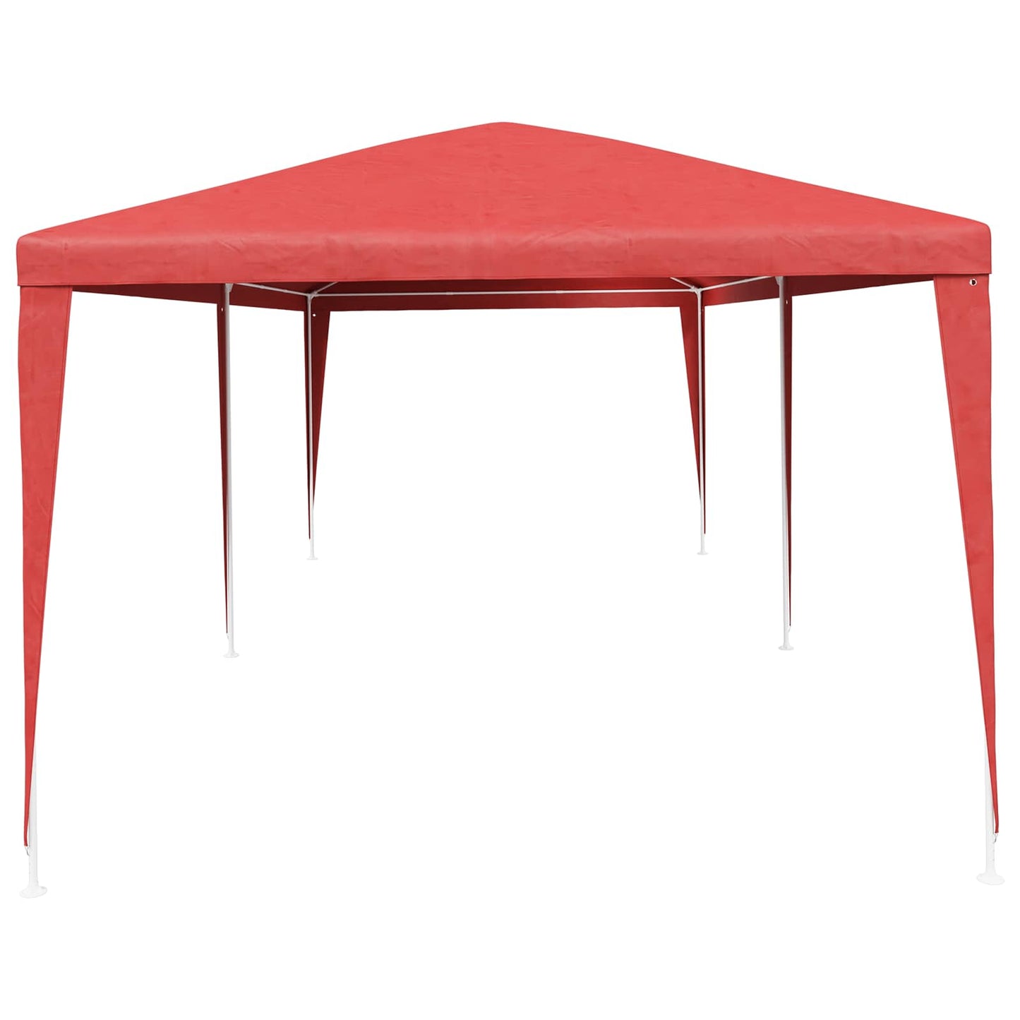 Party Tent Rød 600 x 300 x 255 cm PE og stål