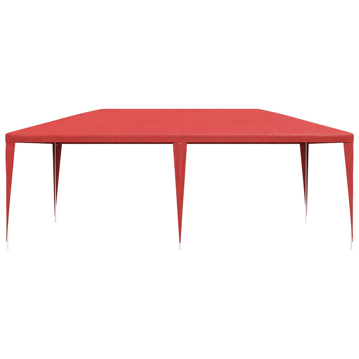 Party Tent Rød 600 x 300 x 255 cm PE og stål