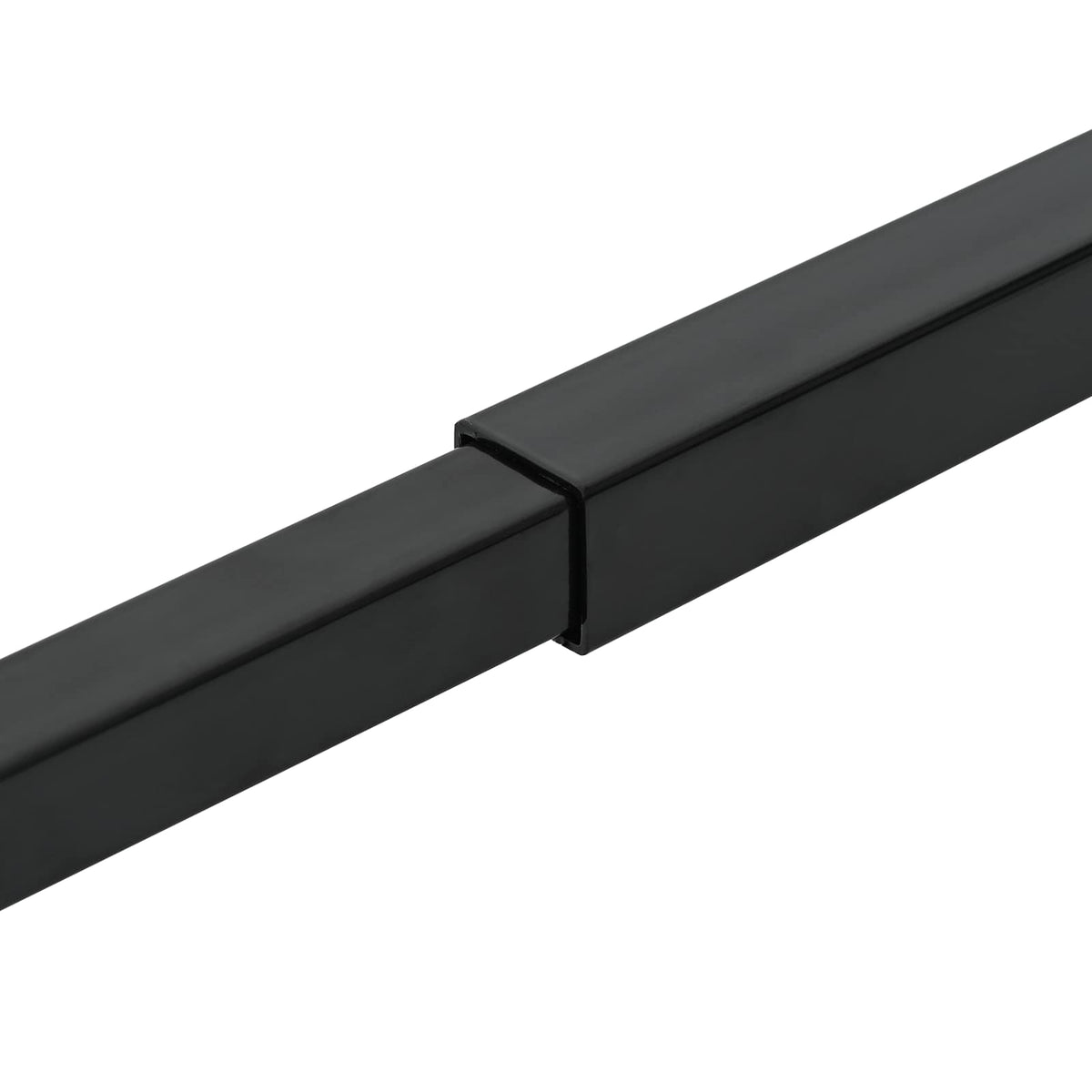 Justerbar vinduessikkerhedsbar Sort 710 -1200 mm Stål