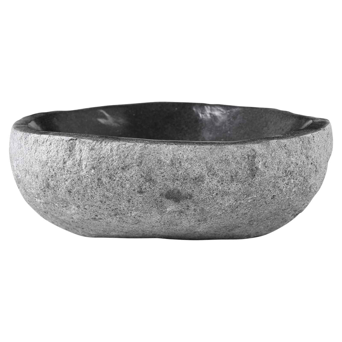 Vask Oval Grå (32-37) x (27-30) x 12 cm Flodsten