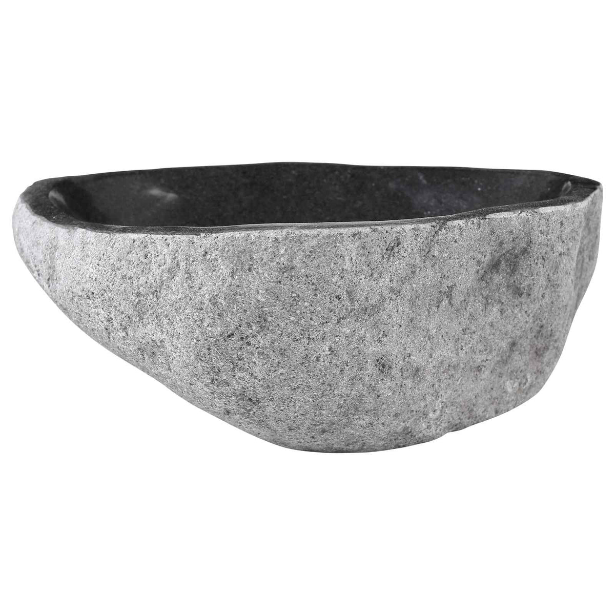 Vask Oval Grå (32-37) x (27-30) x 12 cm Flodsten