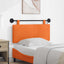 Hængende sengegavl Orange Velourstof