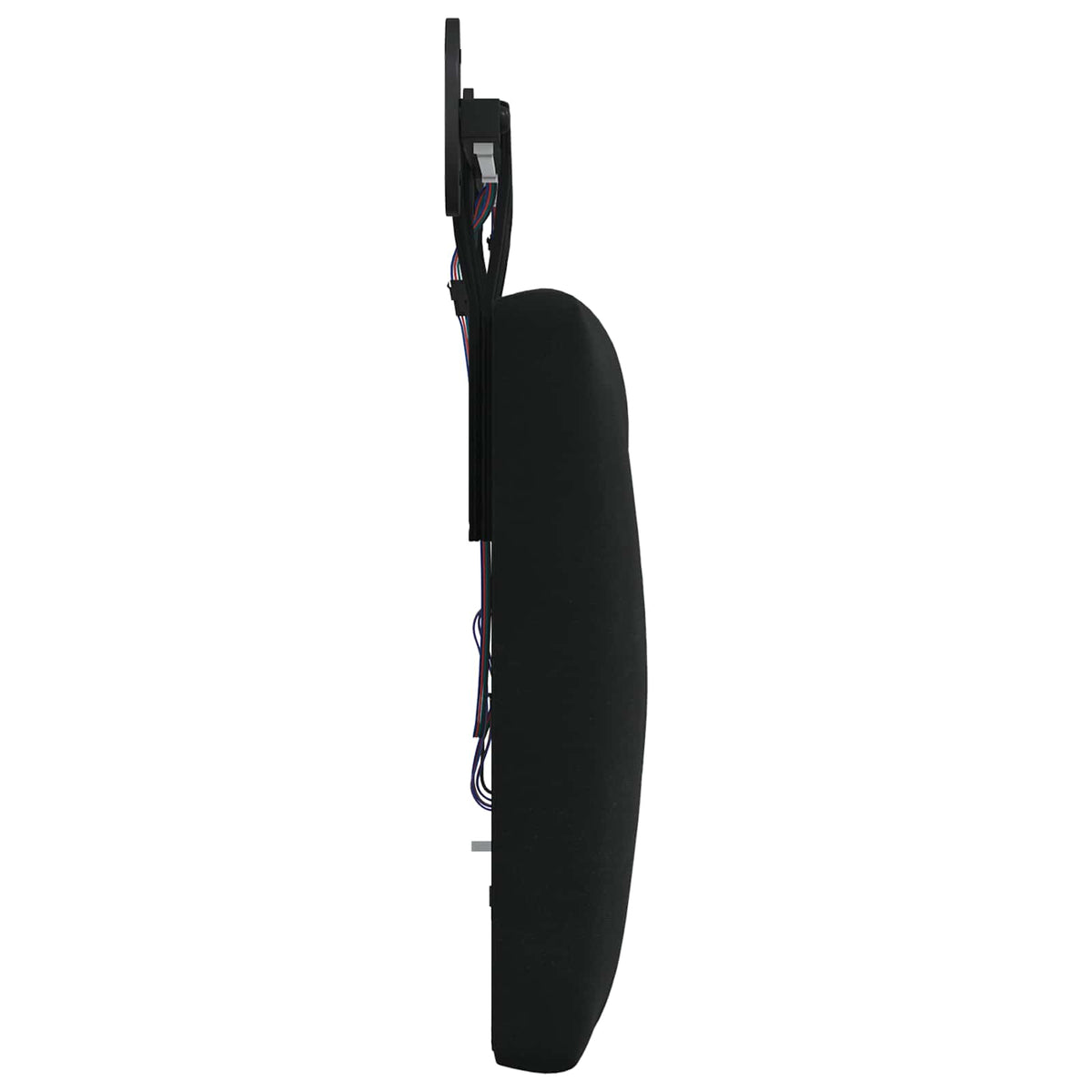 Hængende sengegavl Sort Fløjl