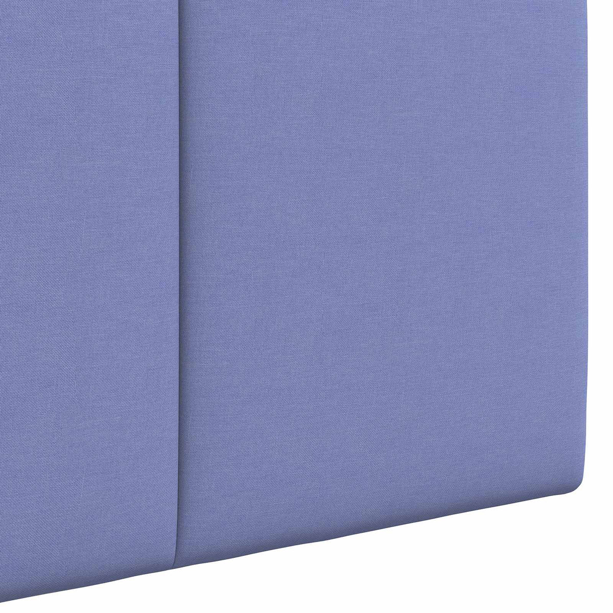 Hængende sengegavl Med LED-lys Jeans blå Stof
