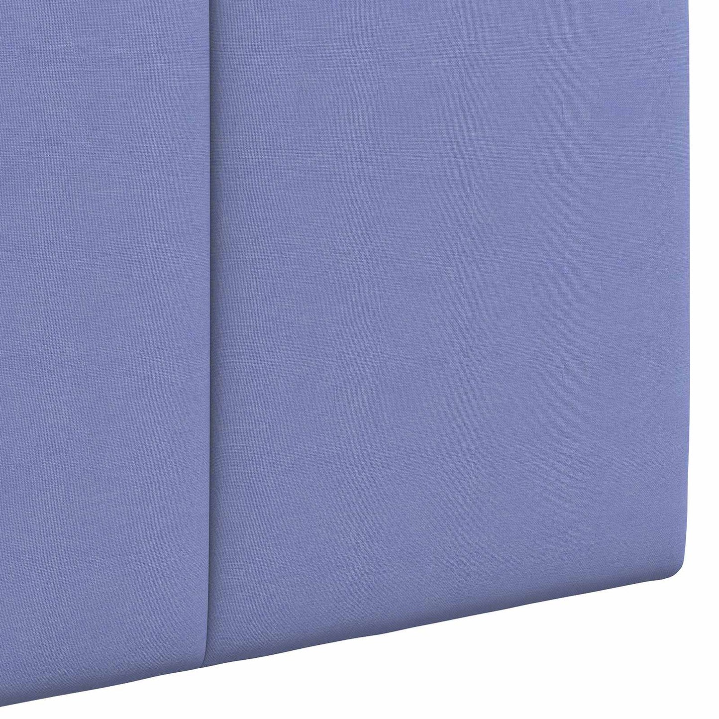 Hængende sengegavl Med LED-lys Jeans blå Stof