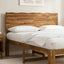 Sengegavl med naturkant ROSTOCK Naturfarvet 150 cm