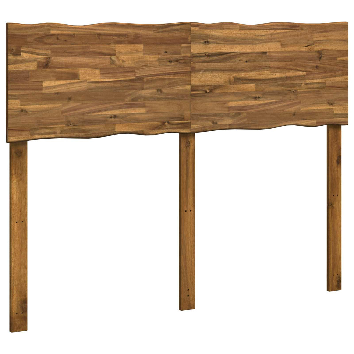 Sengegavl med naturkant ROSTOCK Naturfarvet 150 cm