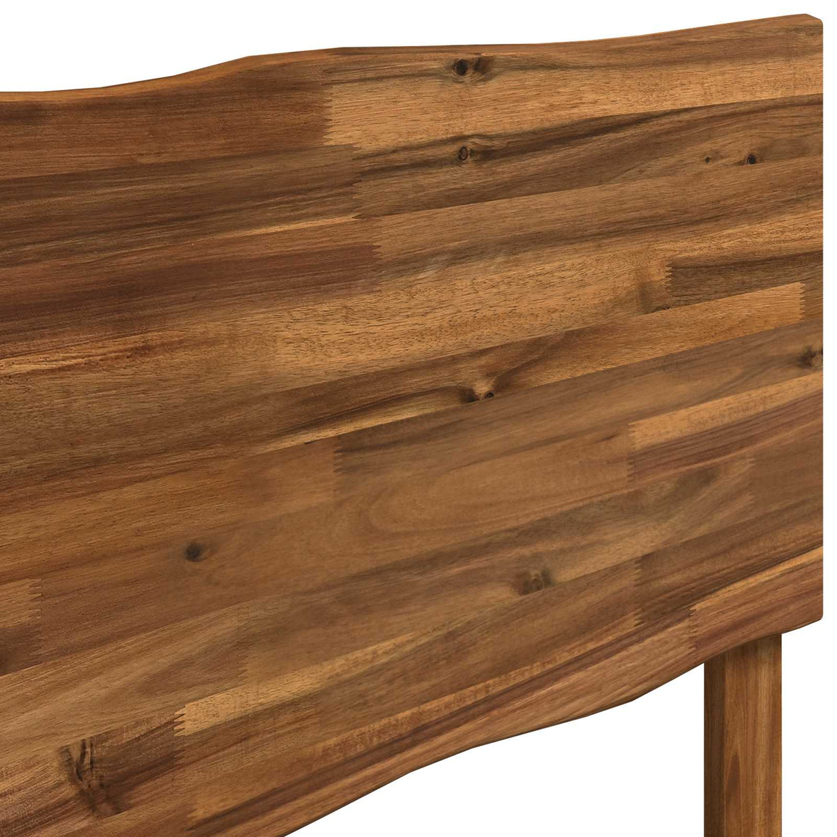 Sengegavl med naturkant ROSTOCK Naturfarvet 140 cm